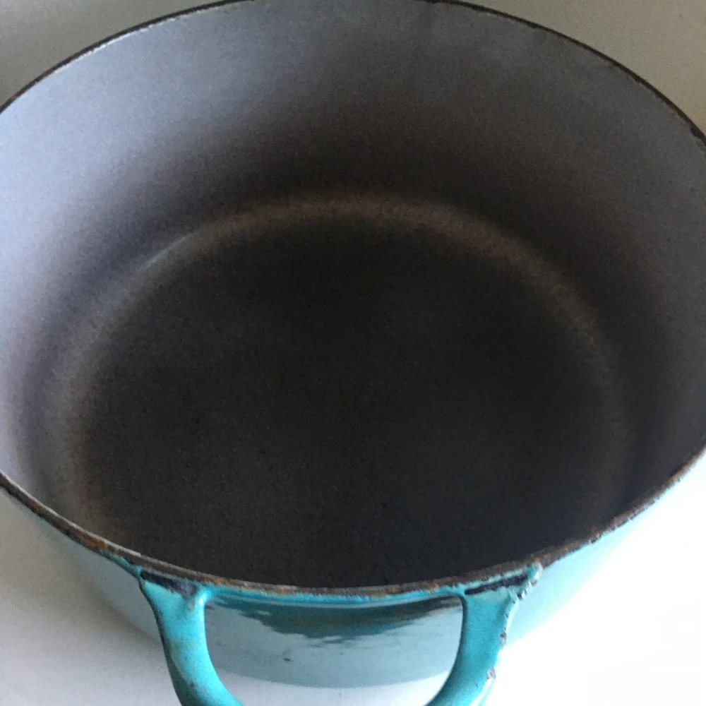 RARE Le Creuset Paris blue cast iron Dutch oven⭐️ - Picture 7 of 10